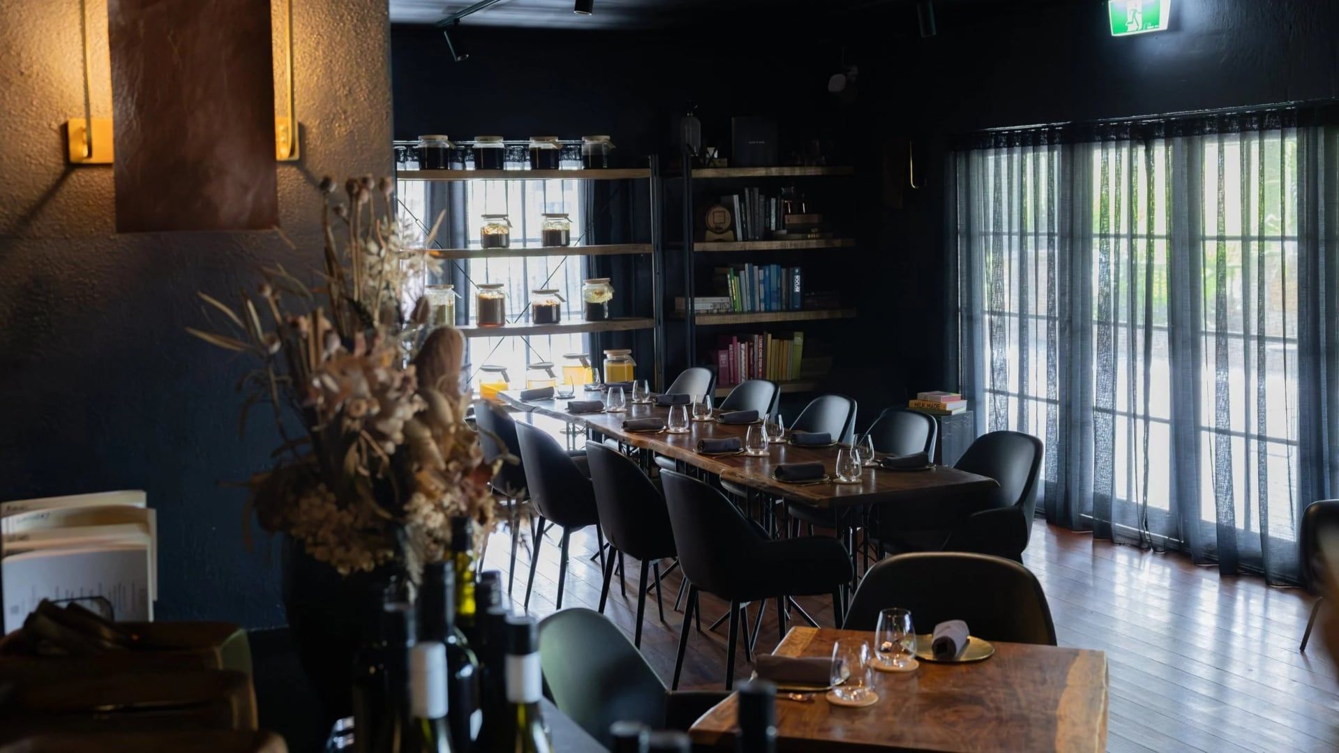 The 28-seat EXP. dining room in Pokolbin